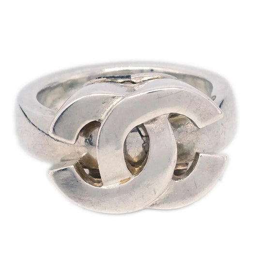 Chanel Ring Silver 01P #51 #11