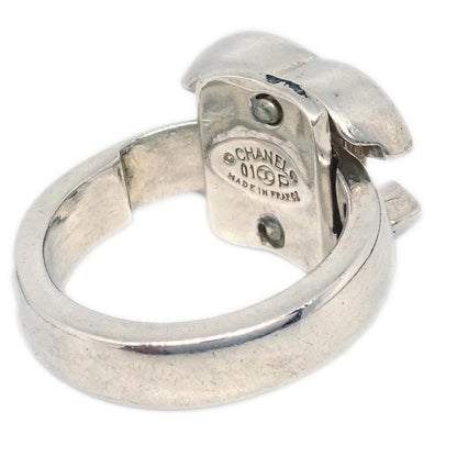 Chanel Ring Silver 01P #51 #11