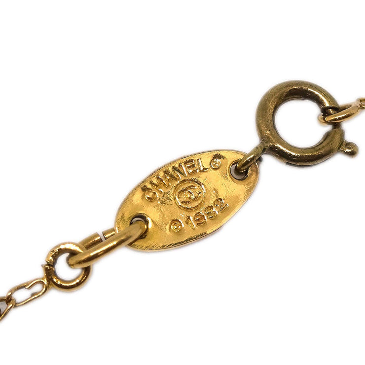 Chanel Gold CC Chain Pendant Necklace 1982