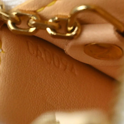 Louis Vuitton 2004 White Multicolor Pochette Cles Coin Purse M92655