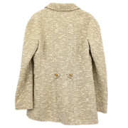 Chanel Double Breasted Jacket Brown
