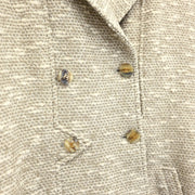 Chanel Double Breasted Jacket Brown