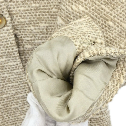 Chanel Double Breasted Jacket Brown