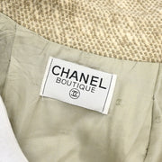 Chanel Double Breasted Jacket Brown