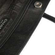 Chanel 2005-2006 Black Calfskin Mademoiselle Lock Executive Cerf Tote Bag