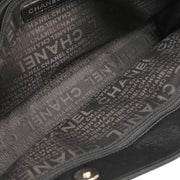 Chanel 2005-2006 Black Calfskin Mademoiselle Lock Executive Cerf Tote Bag