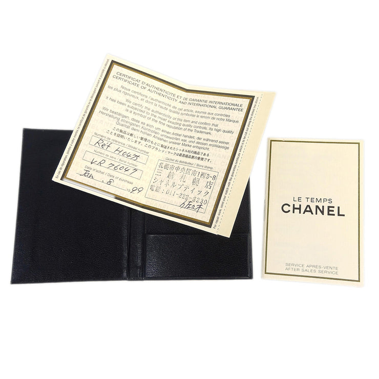 Chanel H0475 Matelasse Quartz Watch SS 18KYG