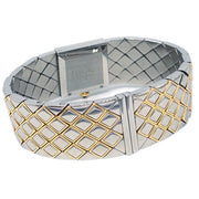 Chanel H0475 Matelasse Quartz Watch SS 18KYG