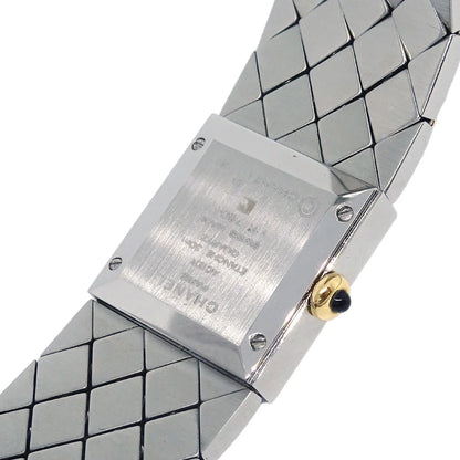 Chanel H0475 Matelasse Quartz Watch SS 18KYG