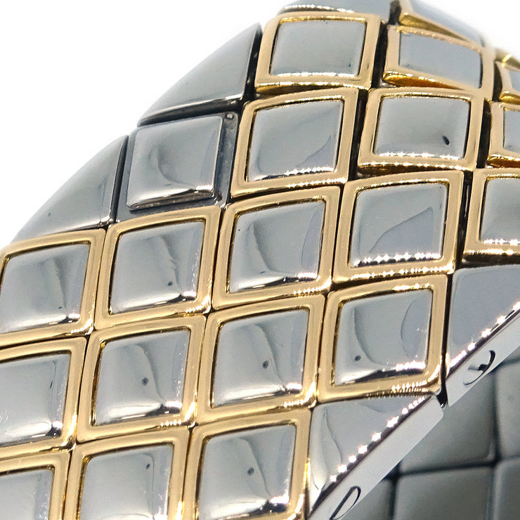 Chanel H0475 Matelasse Quartz Watch SS 18KYG