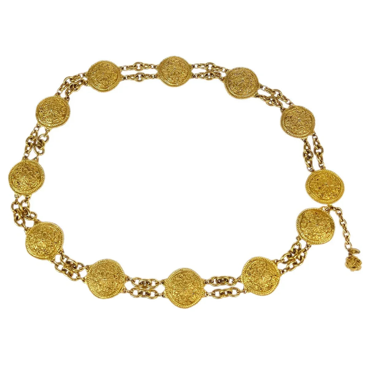 Chanel Gold Chain Belt Small Good