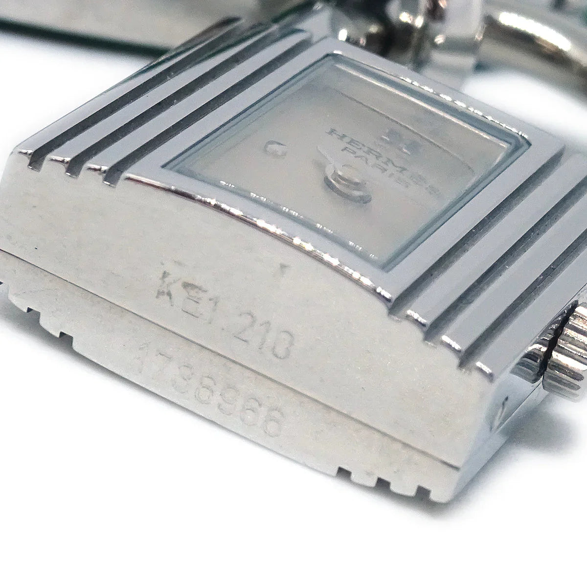 Hermes KE1.210 1996 Kelly Watch Quartz Watch Green SS ◯Z