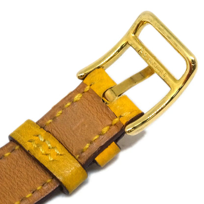 Hermes 1996 Kelly Watch Quartz Watch Yellow ◯Z