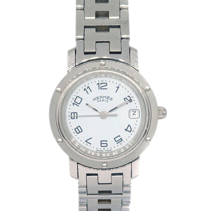 Hermes CL4.210 Clipper Quartz Watch SS