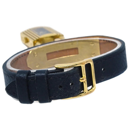 Hermes 1996 Kelly Watch Quartz Watch Black ◯Z