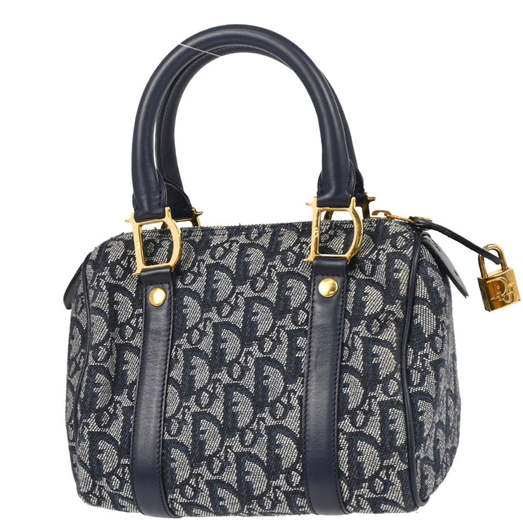 Christian Dior 2001 Navy Trotter Handbag