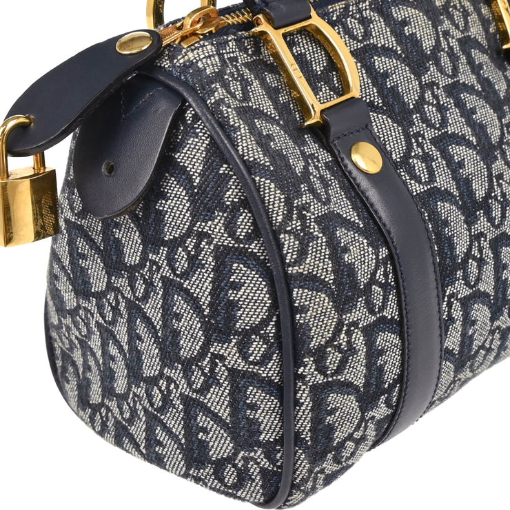Christian Dior 2001 Navy Trotter Handbag
