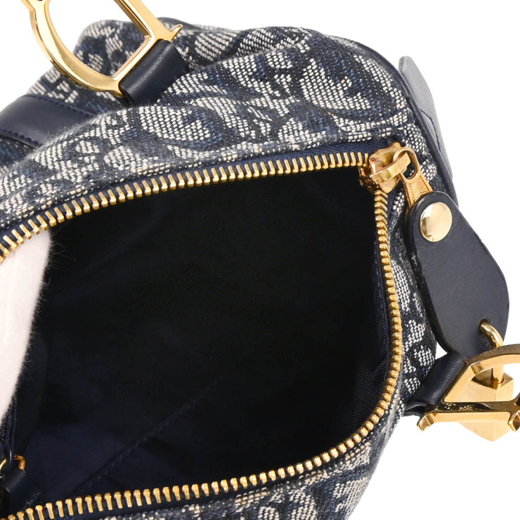 Christian Dior 2001 Navy Trotter Handbag