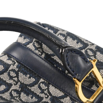 Christian Dior 2001 Navy Trotter Handbag