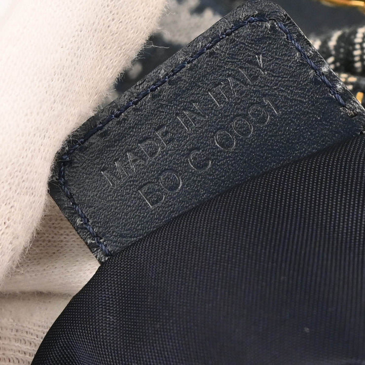 Christian Dior 2001 Navy Trotter Handbag