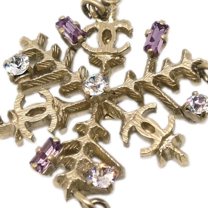 Chanel Chain Bracelet Gold Rhinestone 05A