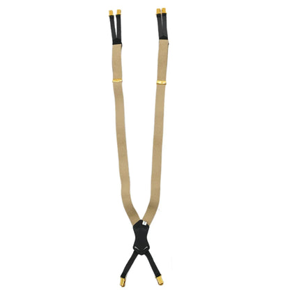 Chanel Suspenders Beige Small Good