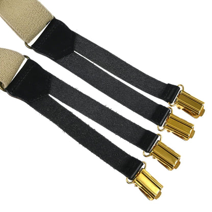 Chanel Suspenders Beige Small Good