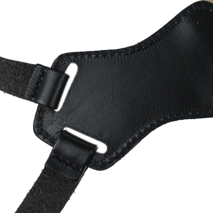 Chanel Suspenders Beige Small Good