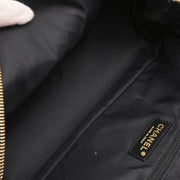 Chanel 2006-2007 Black Jacquard Nylon New Travel Line Bowling Bag