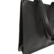 Chanel 1997-1999 Black Caviar Tote Bag