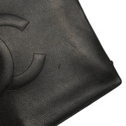 Chanel 1997-1999 Black Caviar Tote Bag