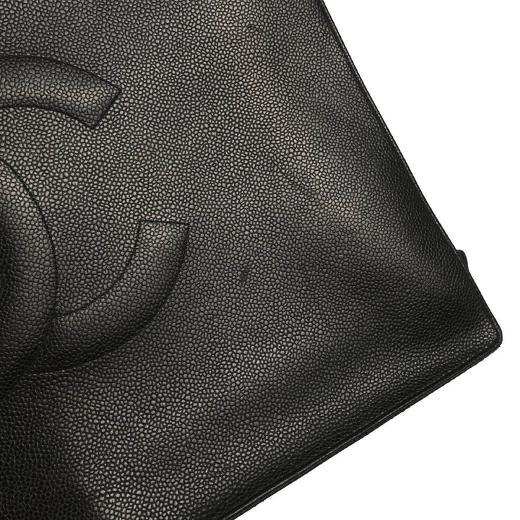 Chanel 1997-1999 Black Caviar Tote Bag