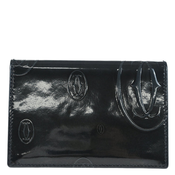 Cartier Black Happy Birthday Card Case