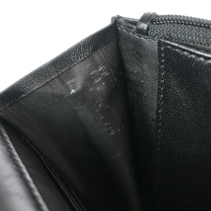 Chanel 2008-2009 Black Caviar Timeless Wallet on Chain WOC