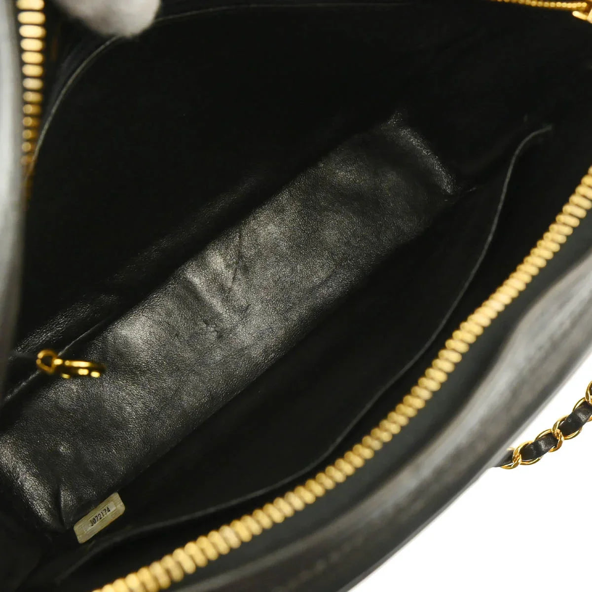 Chanel 1994-1996 Black Lambskin Camera Bag Small