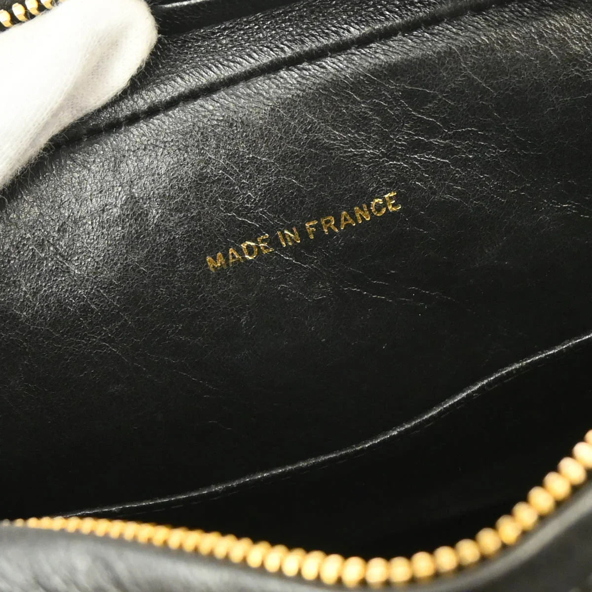 Chanel 1994-1996 Black Lambskin Camera Bag Small