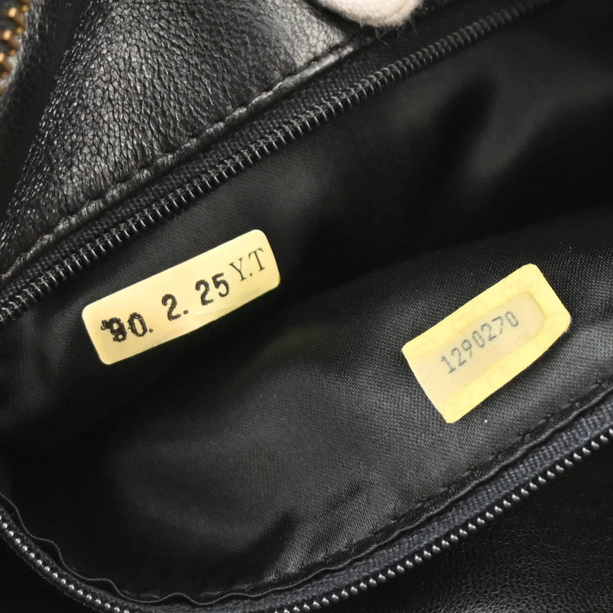 Chanel 1989-1991 Black Lambskin Camera Bag Large