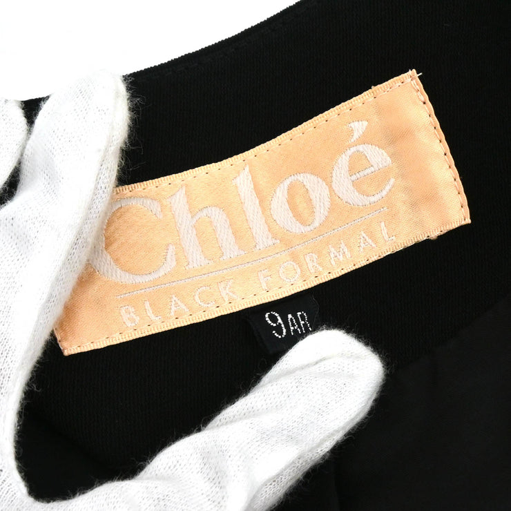 Chloe Set Jacket Dress Black #9AR