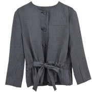 Christian Dior Collarless Jacket Navy #9