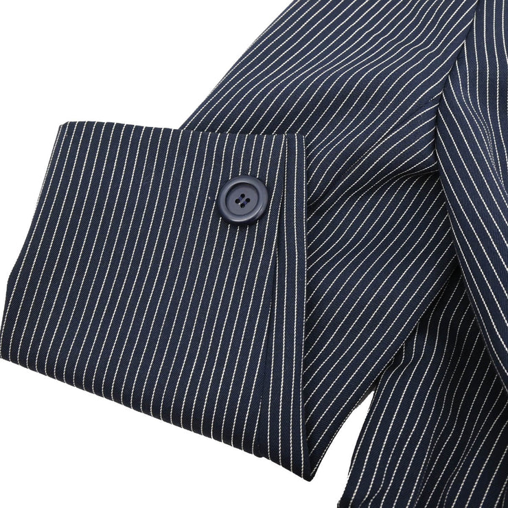Christian Dior Collarless Jacket Navy #9