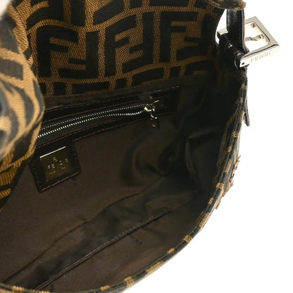 Fendi 2000s * Python Beads Zucca Baguette Handbag