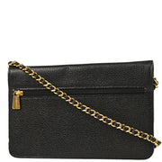 Chanel 2002-2003 Black Caviar Timeless Wallet on Chain WOC