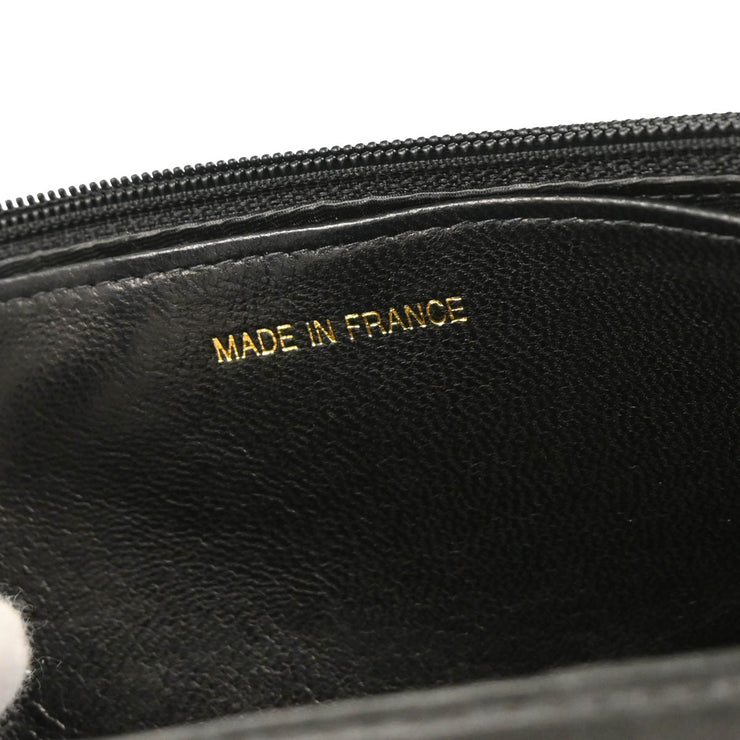 Chanel 2002-2003 Black Caviar Timeless Wallet on Chain WOC