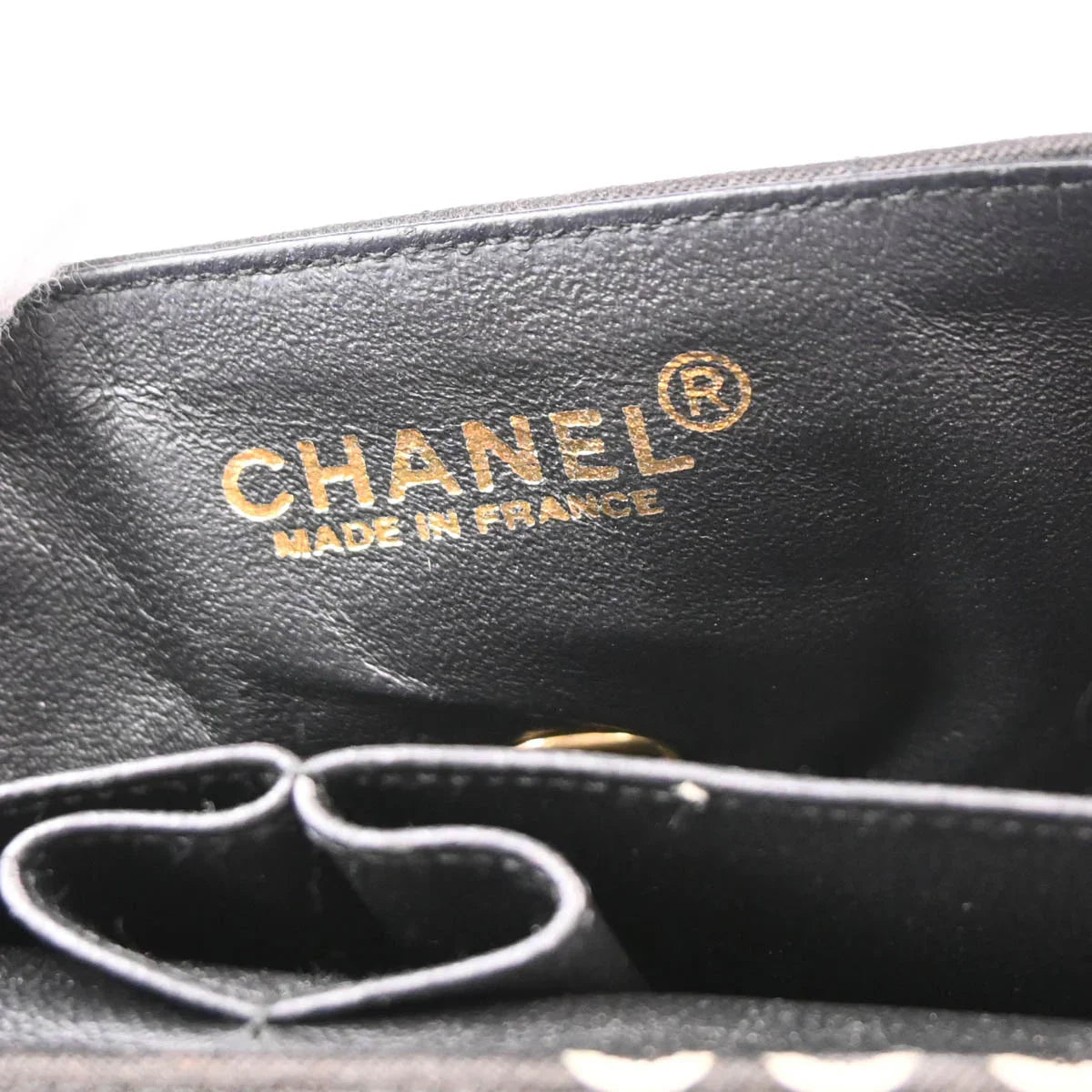 Chanel 2000-2001 Black Canvas COCO East West Choco Bar Shoulder Bag