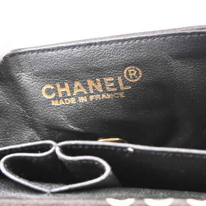 Chanel 2000-2001 Black Canvas COCO East West Choco Bar Shoulder Bag