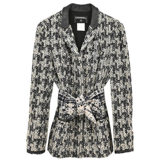 Chanel 2005 Single Breasted Jacket Black #42