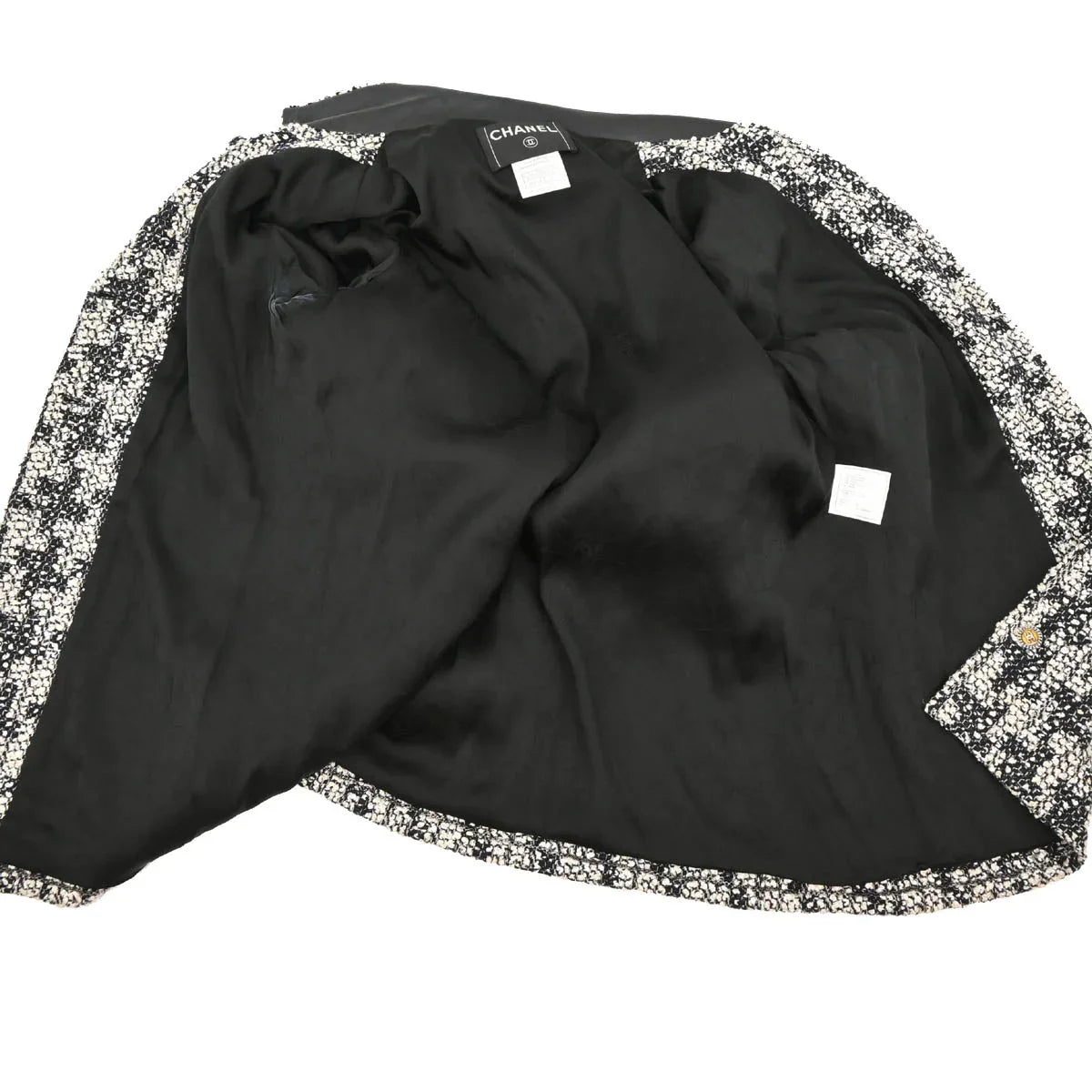 Chanel 2005 Single Breasted Jacket Black #42 – AMORE Vintage