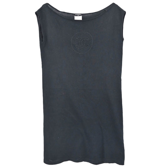 Chanel 2007 Sleeveless Top Black #34