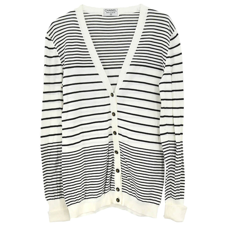 Chanel Cardigan White #40