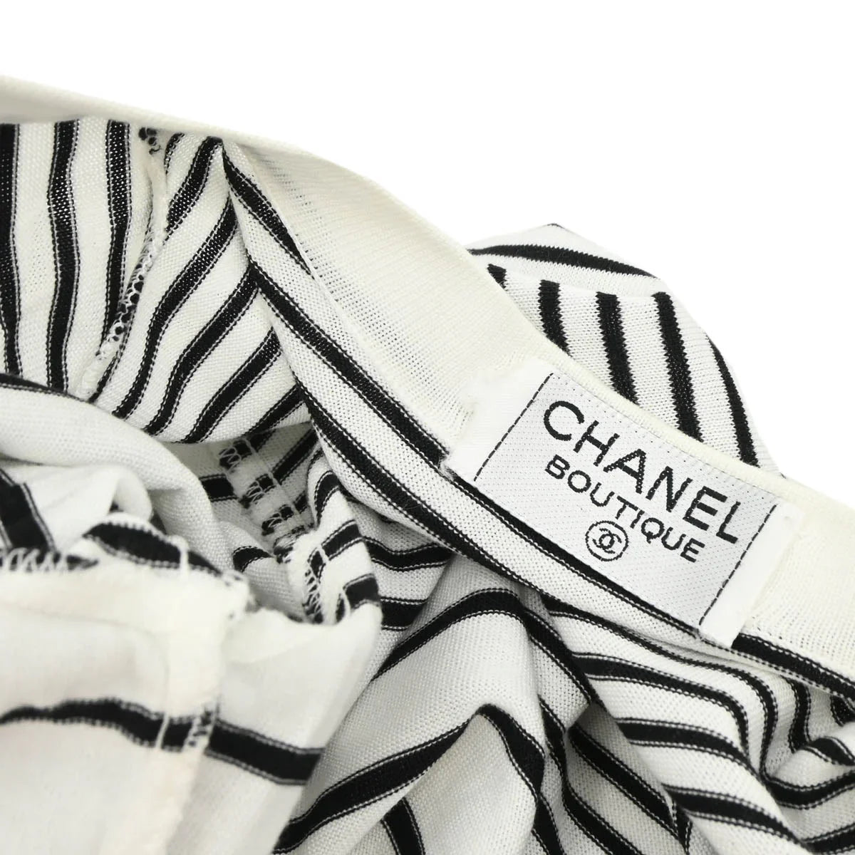 Chanel Striped Cardigan White #40